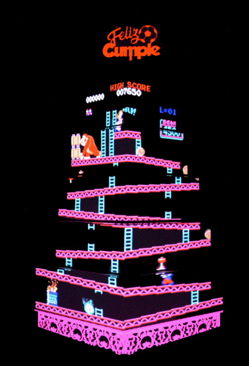 Mapeo de pastel cuadrado con temas infantiles y de halloween